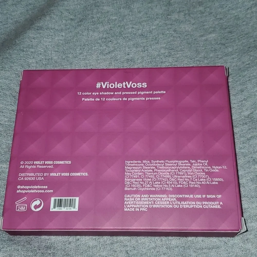 NEW NIB Violet‎ Voss Eye Pinky Promise Shadow Eyeshadow Palette